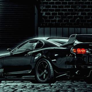 Black car 4k wallpaper clean desk board 