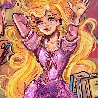 Rapunzel Art
