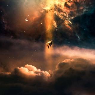 heavenly angel Wallpaper