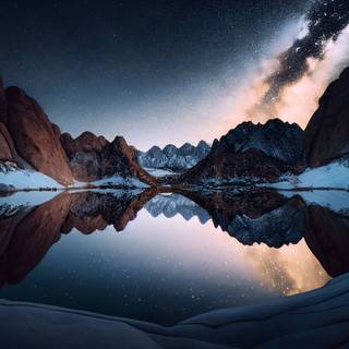 4k UHD Astrophotography landscape Wallpaper by night sky Report wallpaper