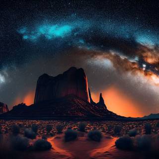 4k UHD Astrophotography landscape Wallpaper by night sky Report wallpaper