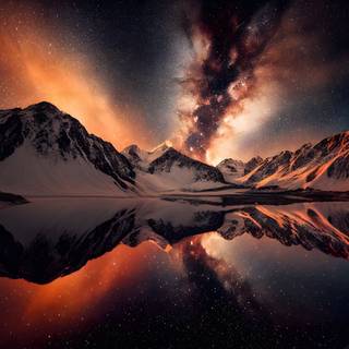 4k UHD Astrophotography landscape Wallpaper by night sky Report wallpaper