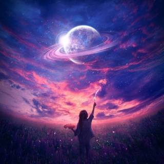 sky painting Wallpaper