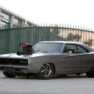 1970 Dodge Challenger RT costume wallpaper