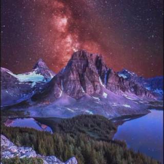 Night time in Alaska 4k wallpaper