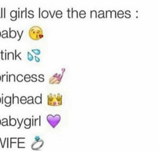 choose one of these all girls love the names :