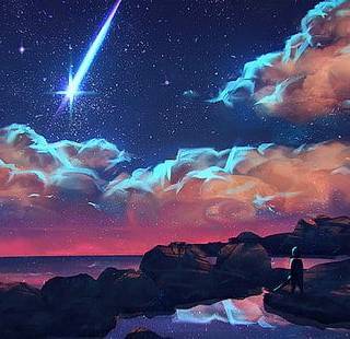 Shooting Star anime wallpaper