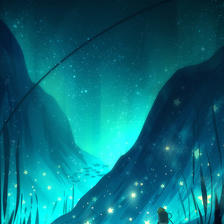 Fantasy scuba diver wallpaper