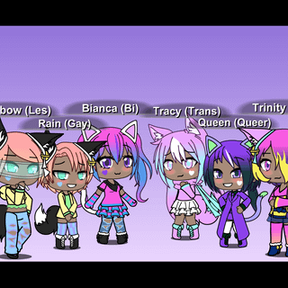 Gacha Life Lesbian Wallpapers 