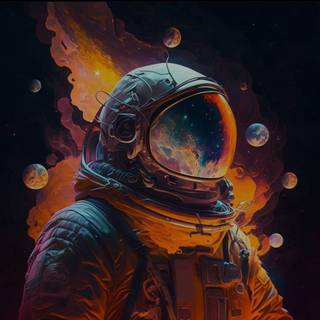 the astronaut wallpaper