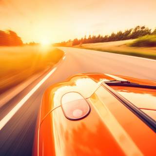 Racing Closeup Illustration