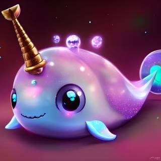 Cute Candy Narwhal