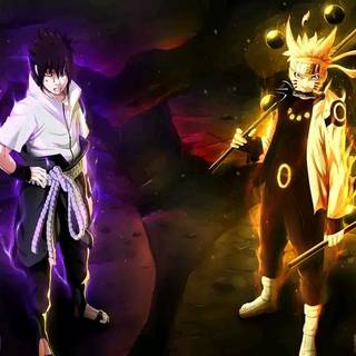 Naruto and Sasuke 