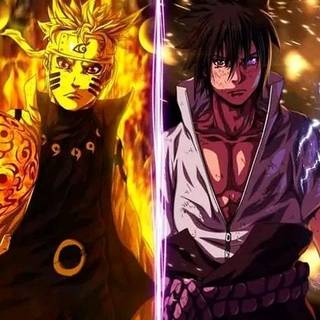 Naruto and Sasuke 