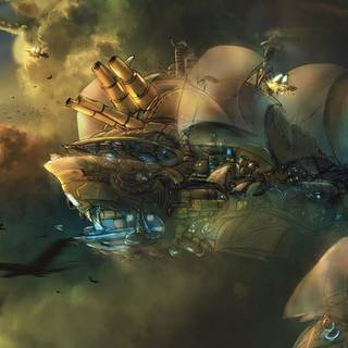 Steampunk 4k wallpaper