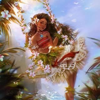 Princess Fantasy Art Moana