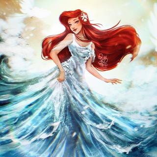 Princess Fantasy Art Ariel
