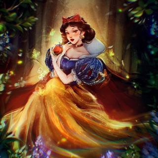 Princess Fantasy Art Snow White