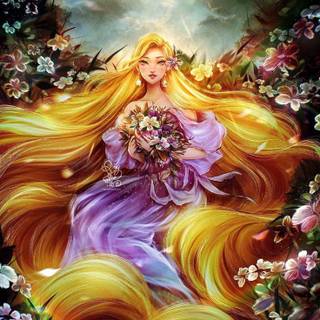 Princess Fantasy Art Rapunzel