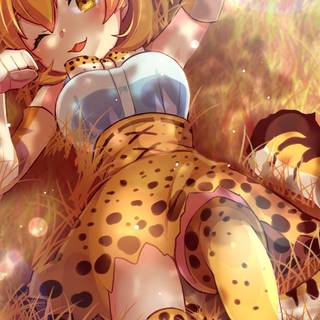 Serval kemono friends wallpaper