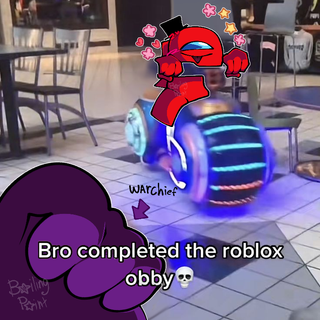 among us fnf bro completed the roblox obby