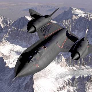 sr71 over mountain