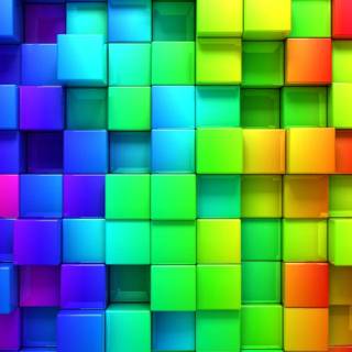 rainbow cubes