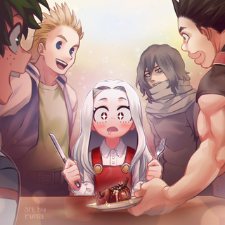 Eri gets a baked apple