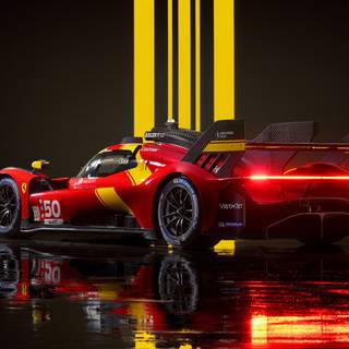 Racing Ferrari 4K Wallpaper