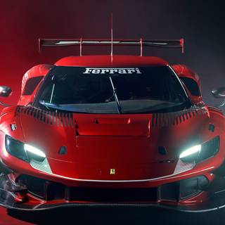 Racing Ferrari 4K Wallpaper