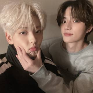Huening Kai and Soobin