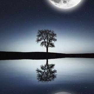 Aesthetic moon 4k wallpaper