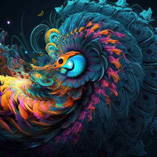 Motivational Colorful Mandala Artwork