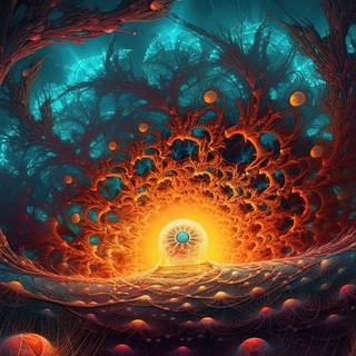 Motivational Colorful Mandala Artwork