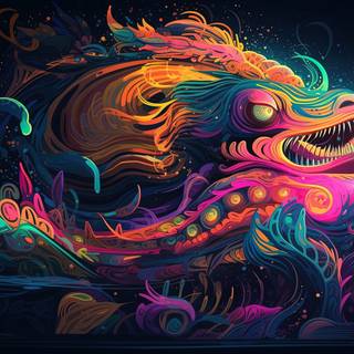 Motivational Colorful Mandala Artwork