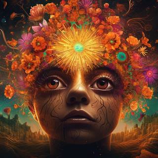 Motivational Colorful Mandala Artwork