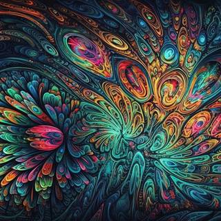 Motivational Colorful Mandala Artwork