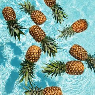 Pineapples on the water