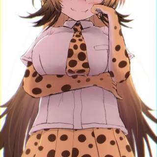 Cheetah kemono friends wallpaper