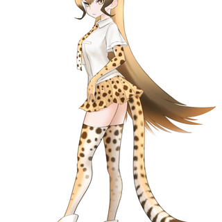Cheetah kemono friends wallpaper