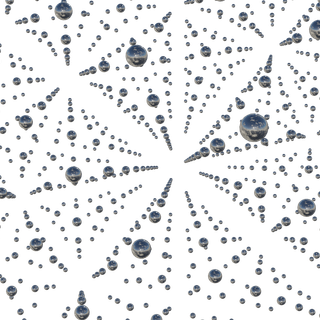 Silver matric balls no background