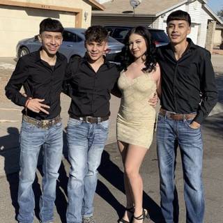 Me and my brothers Trey look so happy 