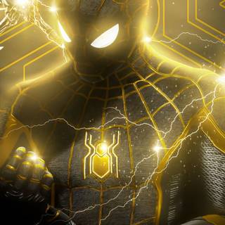 Black and gold spider-man