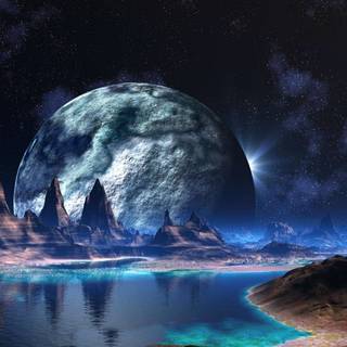 Different planets surface wallpaper