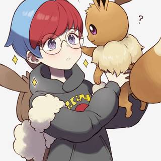 Penny and an Eevee