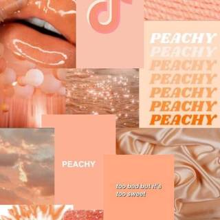 peach collage
