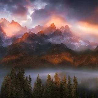 Mountains 4k wallpaper