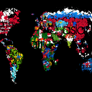 World map Flags wallpaper