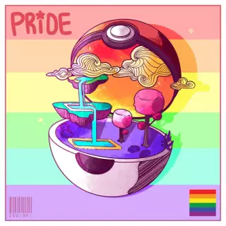 LGBTQIA+ Pokeball