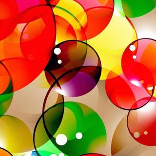colorful bubble Wallpaper